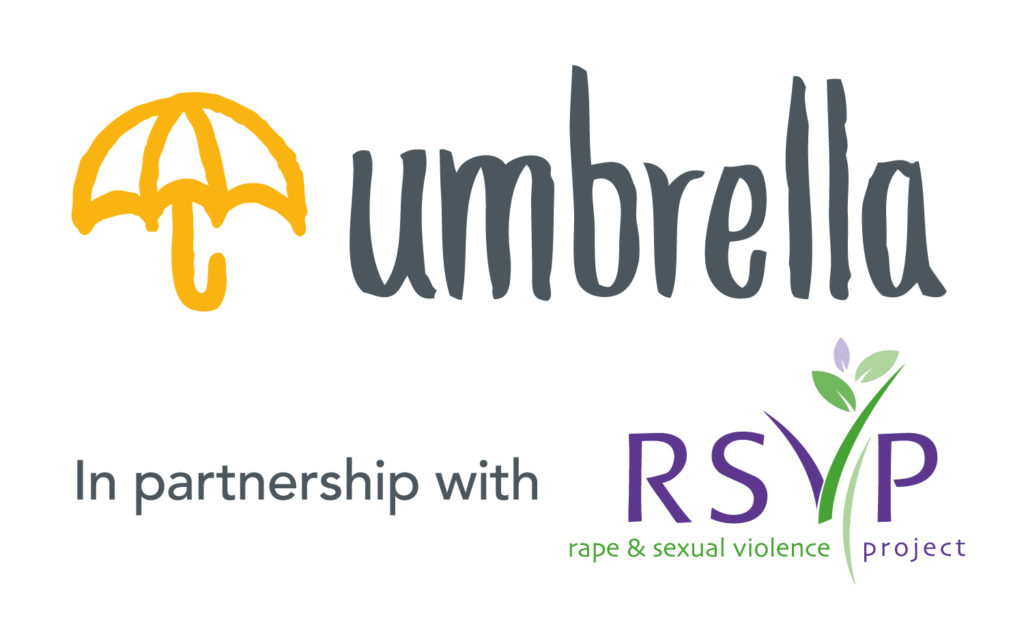 Logos of Umbrella and RSVP in partnership